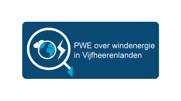 Afbeelding met tekst: PWE over windenergie in Vijfheerenlanden